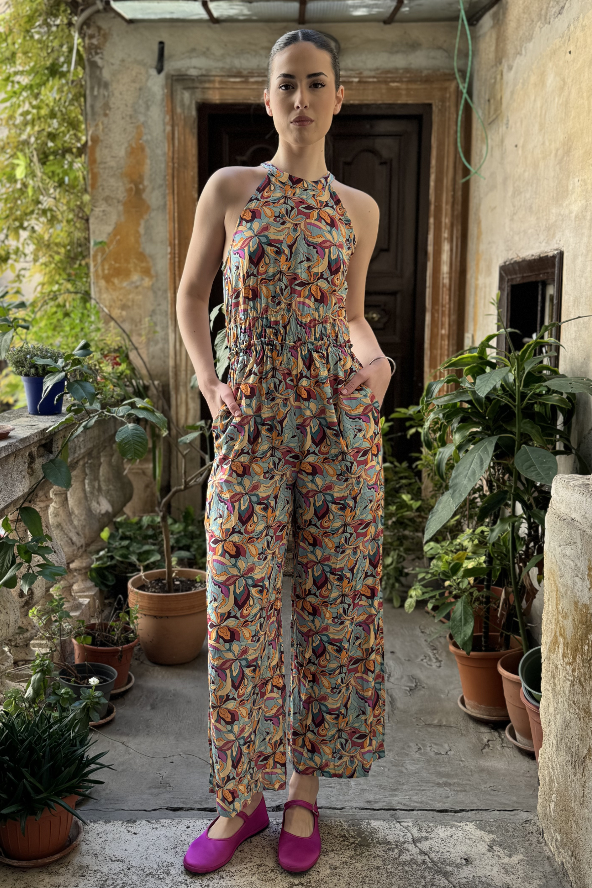 NUD - jumpsuite jump - CORAL