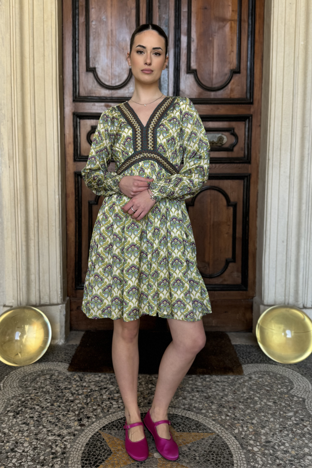 NEKANE - abito araxi - VERDE