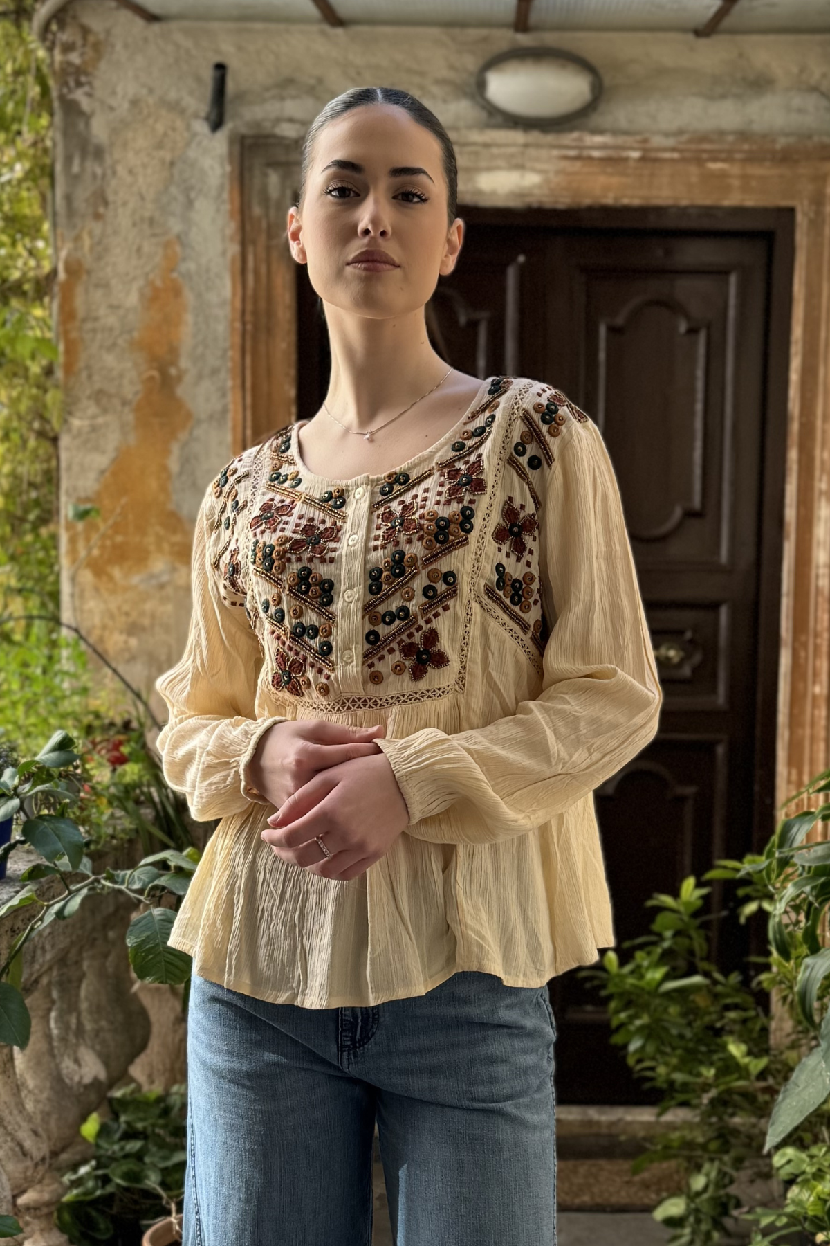 NEKANE - blousa sunuti - BURRO