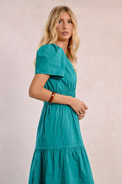 MOLLY BRACKEN - abito in cotone - EMERALD GREEN