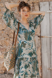 MOLLY BRACKEN - abito in cotone - KHAKY KALA