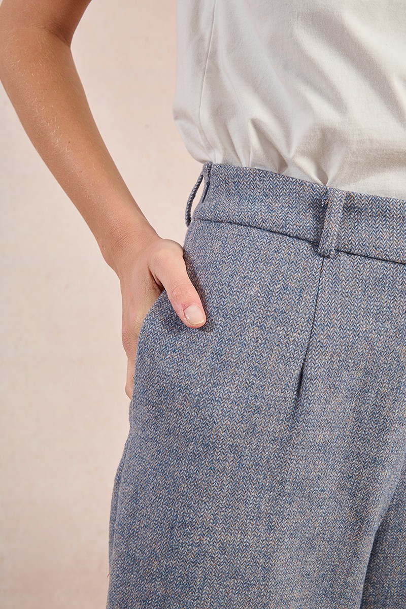 MOLLY BRACKEN - woven pants - BLUE