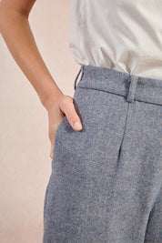 MOLLY BRACKEN - woven pants - BLUE