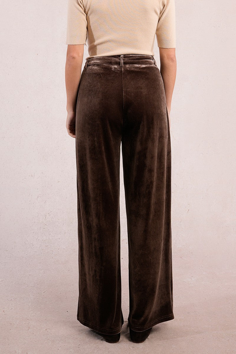 MOLLY BRACKEN - pantaloni velluto - BROWN