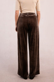 MOLLY BRACKEN - pantaloni velluto - BROWN