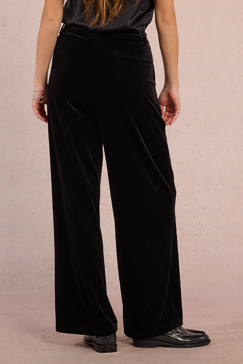 MOLLY BRACKEN - pantaloni velluto - BLACK