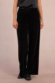 MOLLY BRACKEN - pantaloni velluto - BLACK