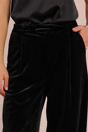 MOLLY BRACKEN - pantaloni velluto - BLACK