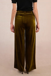 MOLLY BRACKEN - pantaloni velluto - KHAKI