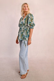 MOLLY BRACKEN - blouse cotone - KHAKY KALA