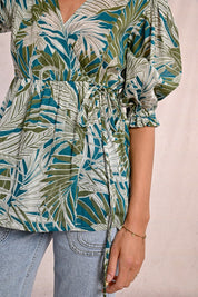 MOLLY BRACKEN - blouse cotone - KHAKY KALA