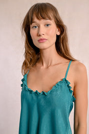 MOLLY BRACKEN - canotta con spalline sottili - EMERALD GREEN