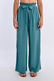 MOLLY BRACKEN - pantalone viscosa lyocell - EMERALD GREEN