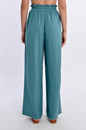 MOLLY BRACKEN - pantalone viscosa lyocell - EMERALD GREEN