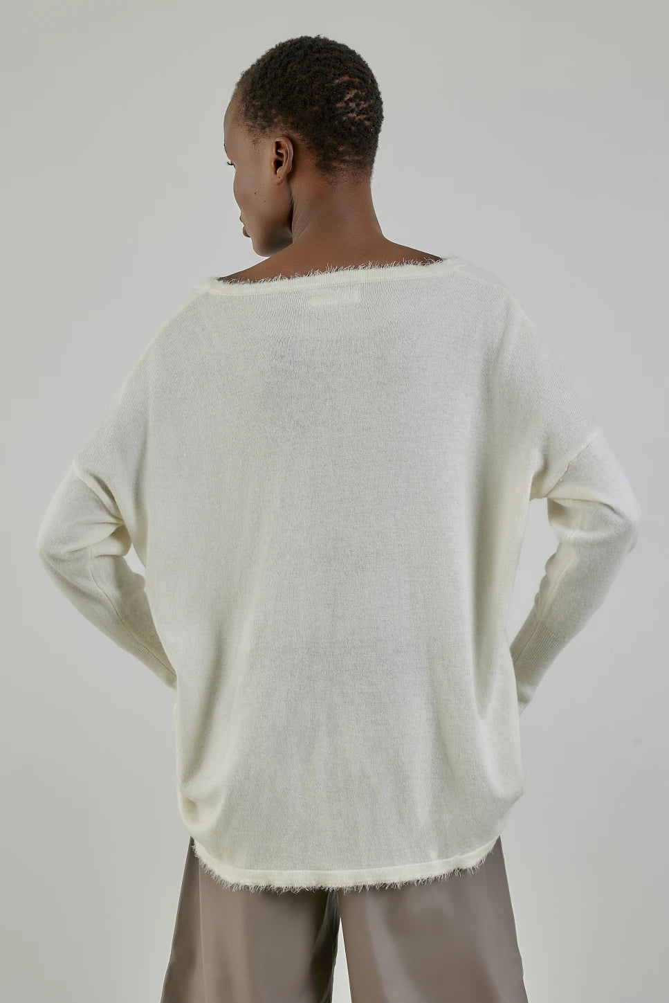 BSB - pullover - OFF WHITE