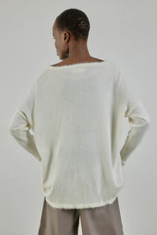 BSB - pullover - OFF WHITE
