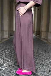 ARTEFILIA-MILANO - pantalone marea viscosa - FICO