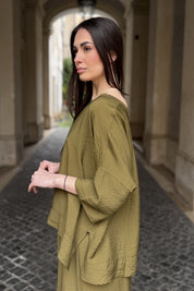 ARTEFILIA-MILANO - blusa marea - JUNIPER