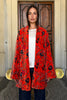 ARTEFILIA-MILANO - kimono velluto jia - GARDEN ORANGE