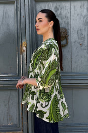 DERHY - blouse anouck - GREEN