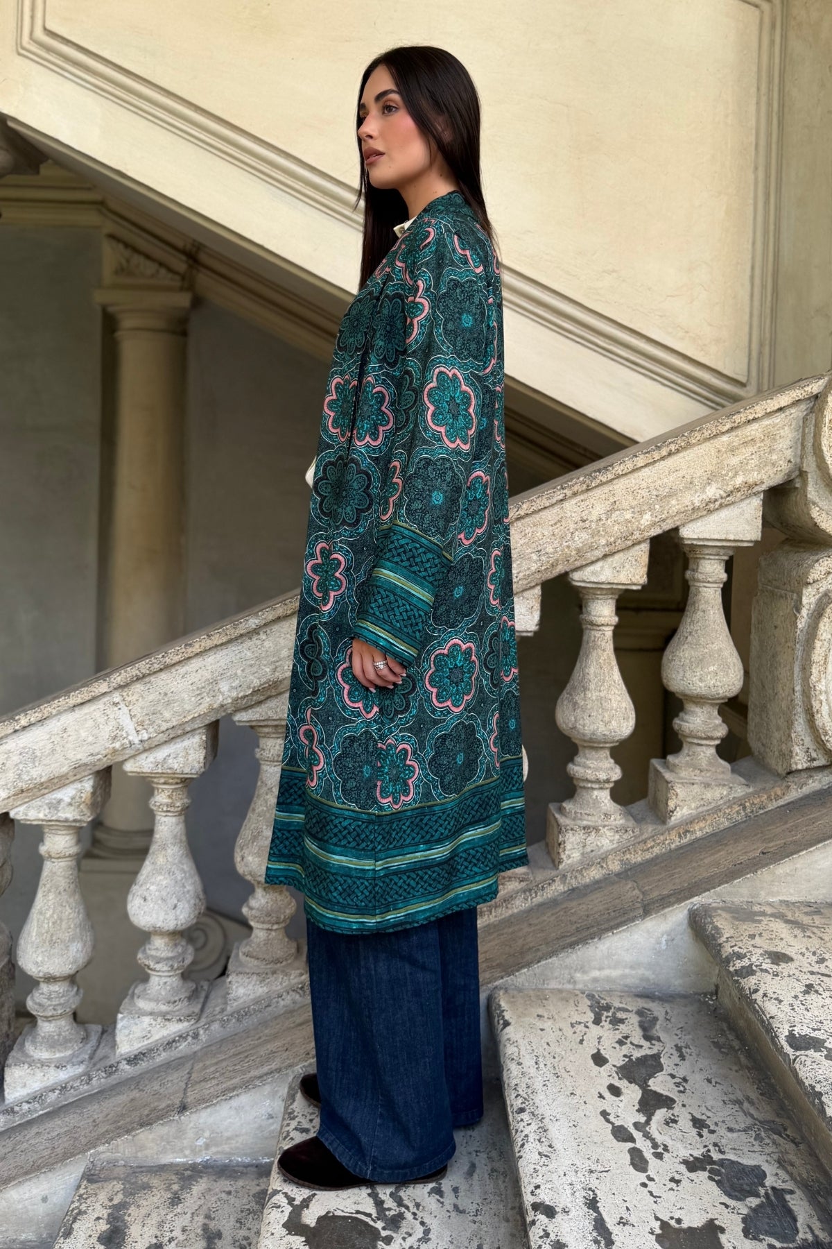 WU-SIDE - kimono viscosa mid - OTTANIO