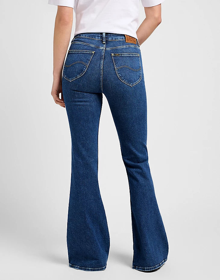 LEE - jeans breese skinny flare - RAIN FALLS