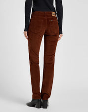LEE - pantalone marion cordury - LUXE BROWN