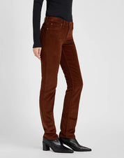 LEE - pantalone marion cordury - LUXE BROWN