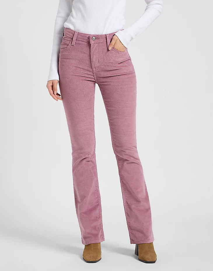 LEE - pantalone breese boot - PLUMBERRY