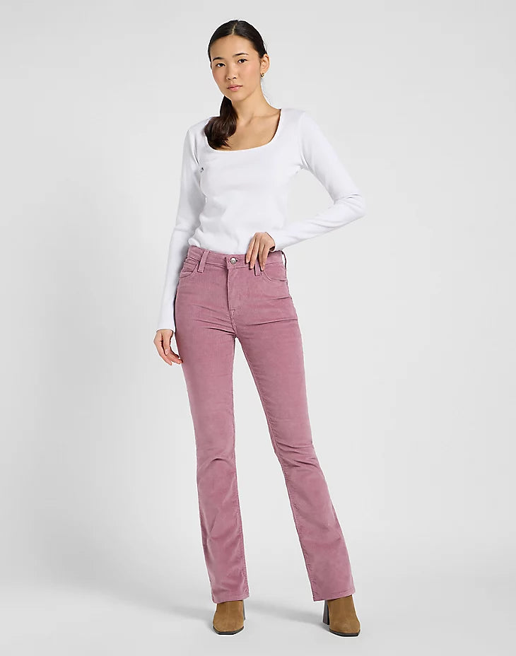 LEE - pantalone breese boot - PLUMBERRY