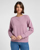LEE - felpa raglan crew - PLUMBERRY