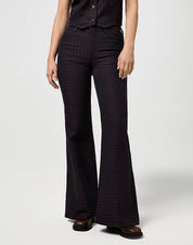 WRANGLER - jeans 70 flare - MAHOGANY