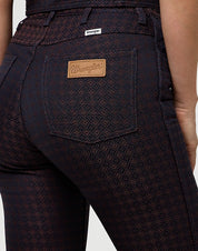 WRANGLER - jeans 70 flare - MAHOGANY