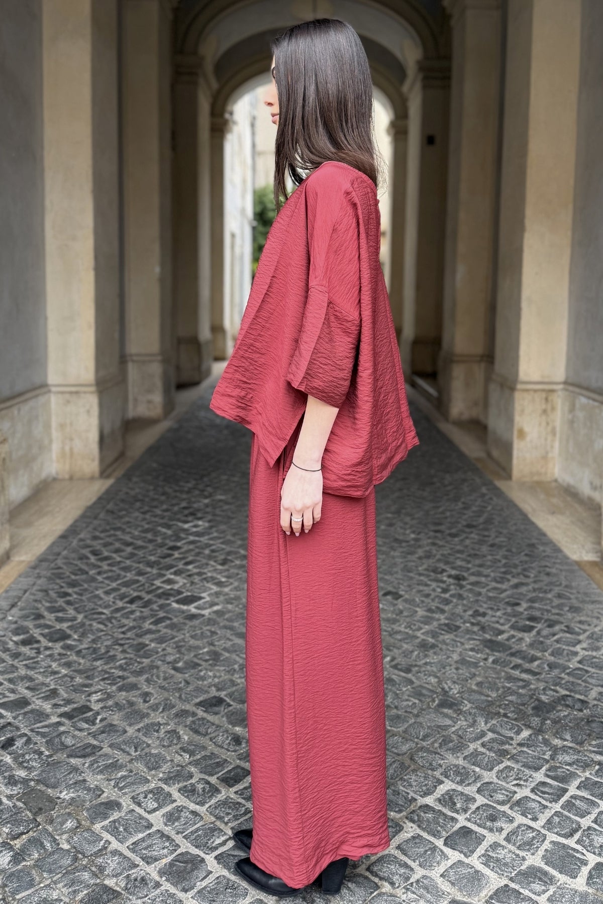 ARTEFILIA-MILANO - blusa marea - CABERNET