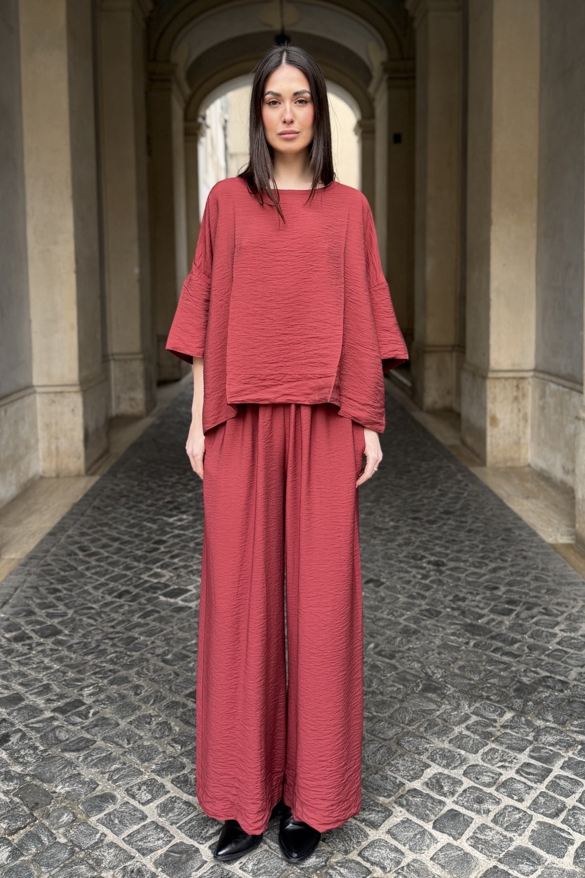 ARTEFILIA-MILANO - blusa marea - CABERNET