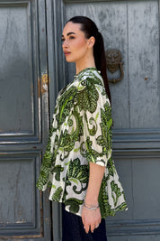 DERHY - blouse anouck - GREEN
