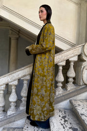 WU-SIDE - kimono jaquard viscosa - SENAPE