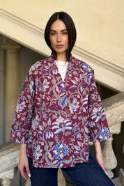 ARTEFILIA-MILANO - giacca eve - BURGUNDY ROYAL