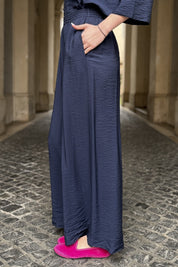 ARTEFILIA-MILANO - pantalone marea viscosa - ECLISSI