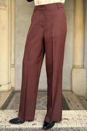 WU-SIDE - pantalone palazzo - CAFFE