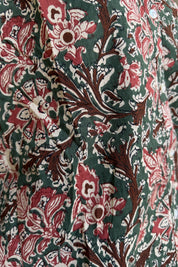 ARTEFILIA-MILANO - camicia lena in mussola di cotone - MILITARY GARDEN
