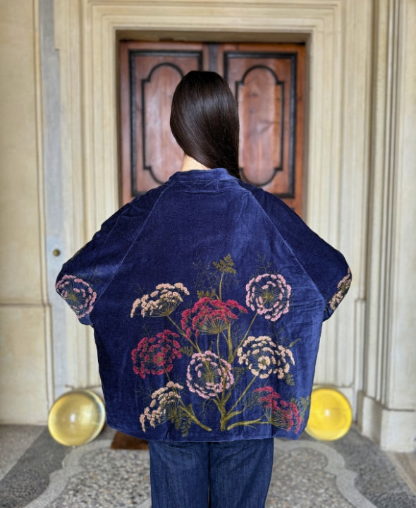 one-hundred-stars-1 - velvet jacket - PARSLEYSEED NAVY