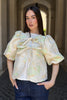 FLOW - giacca jacquard - VERDE