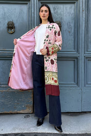 WU-SIDE - kimono mid viscosa - ROSA