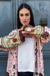 WU-SIDE - kimono mid viscosa - ROSA