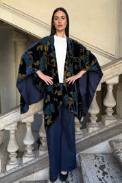 WU-SIDE - mantella devore - BLUE GOLD