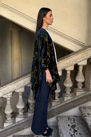 WU-SIDE - mantella devore - BLUE GOLD