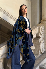 WU-SIDE - mantella devore - BLUE GOLD