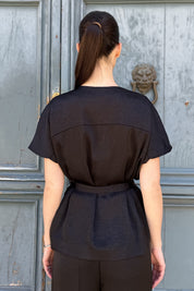 HAPPY 25 - giacca kimono - BLACK