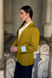 WU-SIDE - giacca blazer - SENAPE